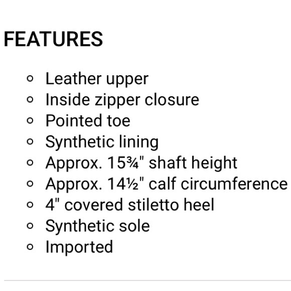 New: Vince Camuto Fendels Leather Knee High Boots. Size 6.5 - Picture 8 of 8